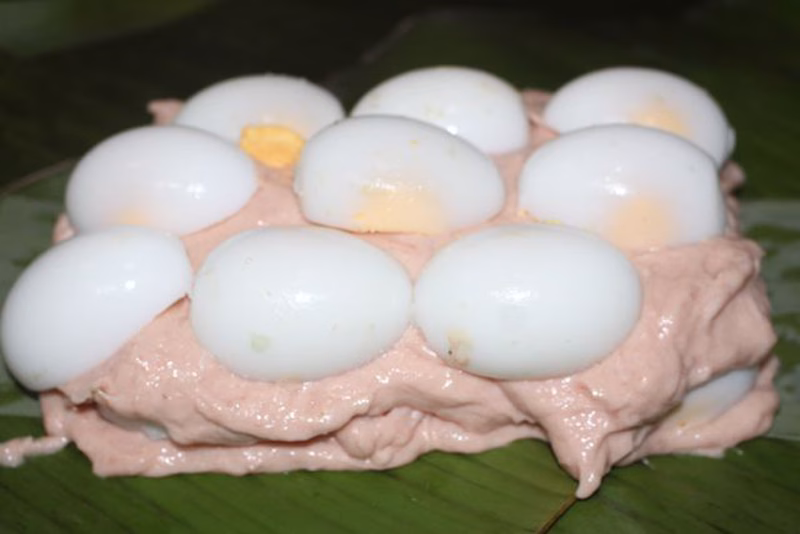 Nguyên liệu chế biến giò trứng Nộn Khê rất gần gũi nhưng đòi hỏi sự tuyển chọn khắt khe