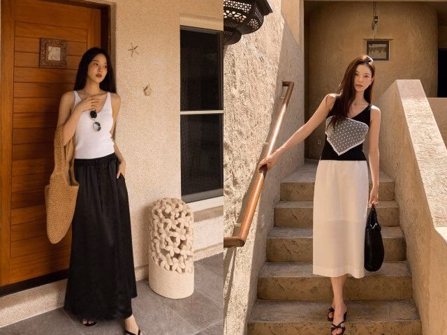 Để tăng tính ứng dụng, bạn có thể khoác thêm một chiếc sơ mi oversize bên ngoài, vừa chống nắng vừa tạo layer thời thượng.